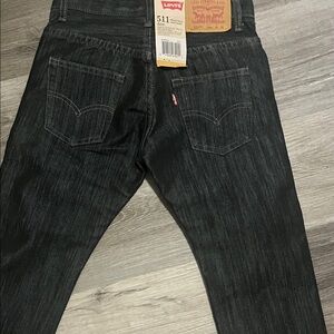 Levi's BOYS Dark Wash Slim Jeans511